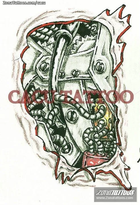 Plantilla/Diseño Tatuaje de cacu - Biomecánicos