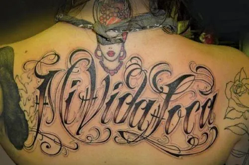 Tatuajes chicanos letras mi vida loca - Imagui