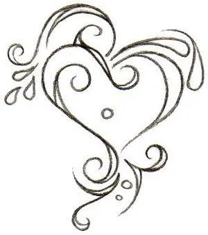 Tatuajes de Corazón Tribal | DISEÑOS DE TATUAJES 