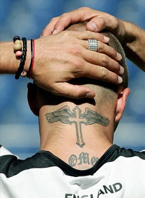 Tatuajes de David Beckham. Se agrega uno más a la lista ...