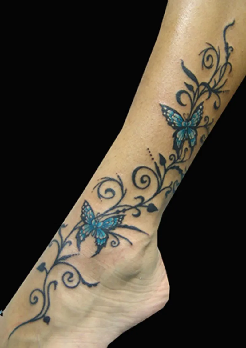 flores y enredaderas tatuajes de flores y enredaderas disenos de