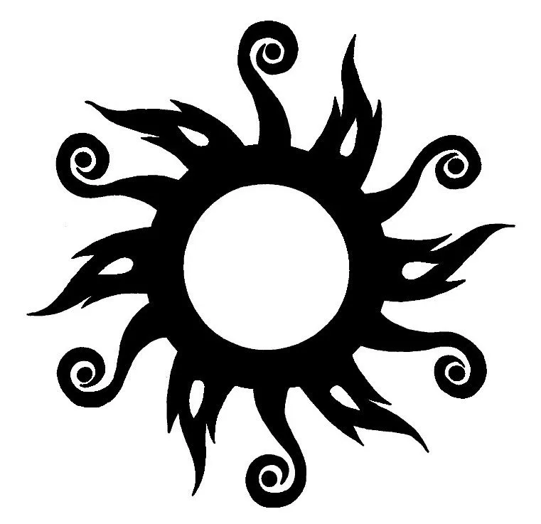 Tatuajes de Tribales: Diseños de Tribales de Sol