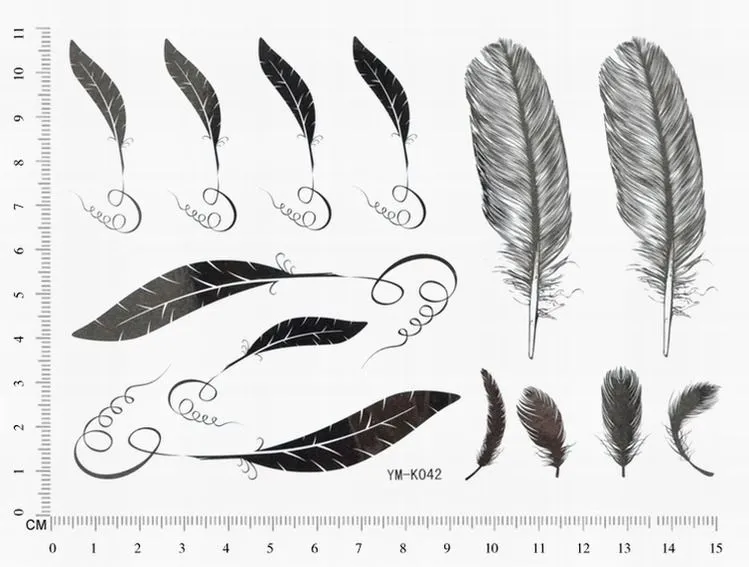 Tatuajes para imprimir de plumas - Imagui