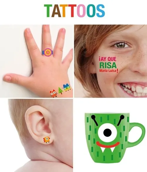 Tatuajes para Niños... Ahora para imprimir en casa | Tatuajes