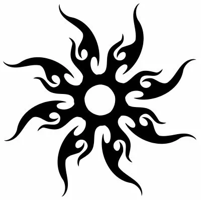 Tatuajes de Tribales: Diseños de Tribales de Sol