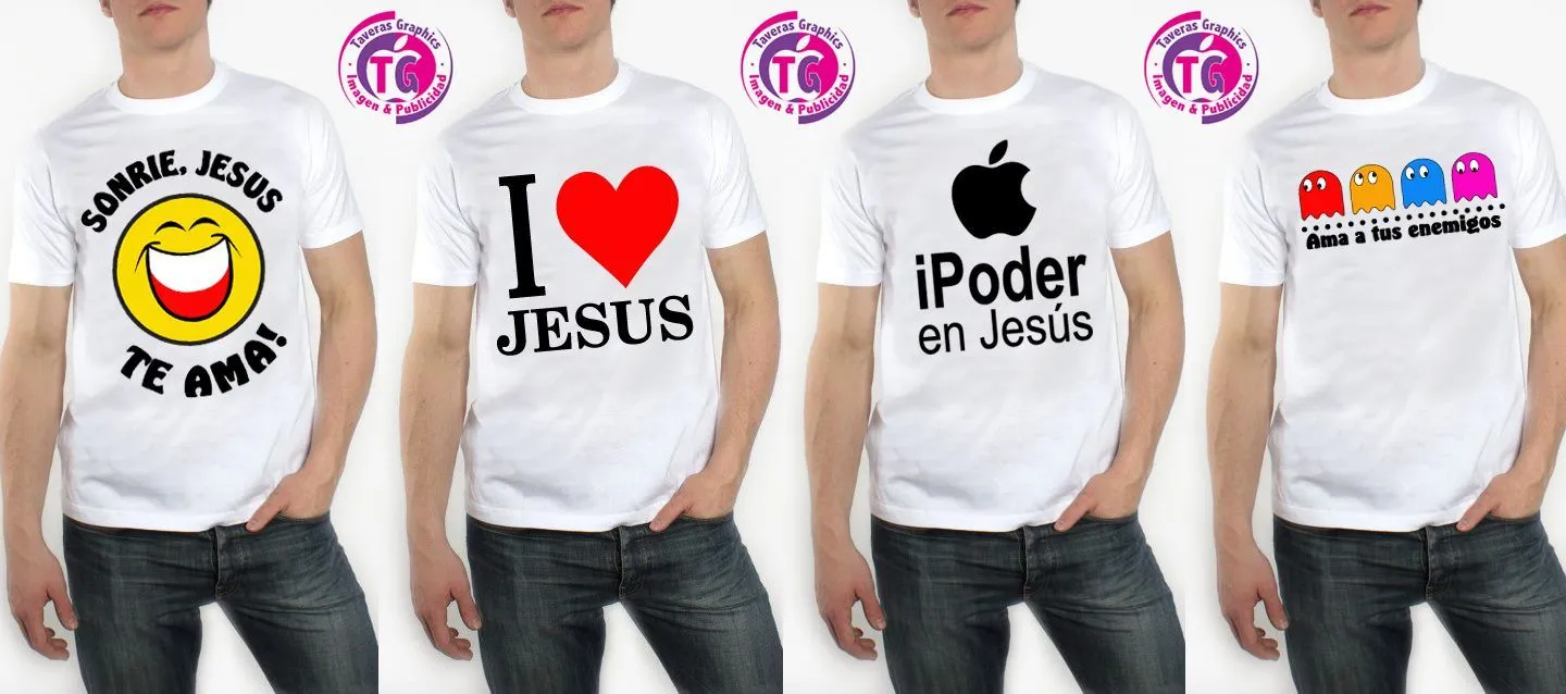 Taveras Graphics: T-shirt con diseños o motivos cristianos