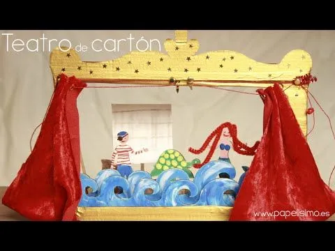 Cómo hacer teatro de cartón para niños con Didongo - YouTube