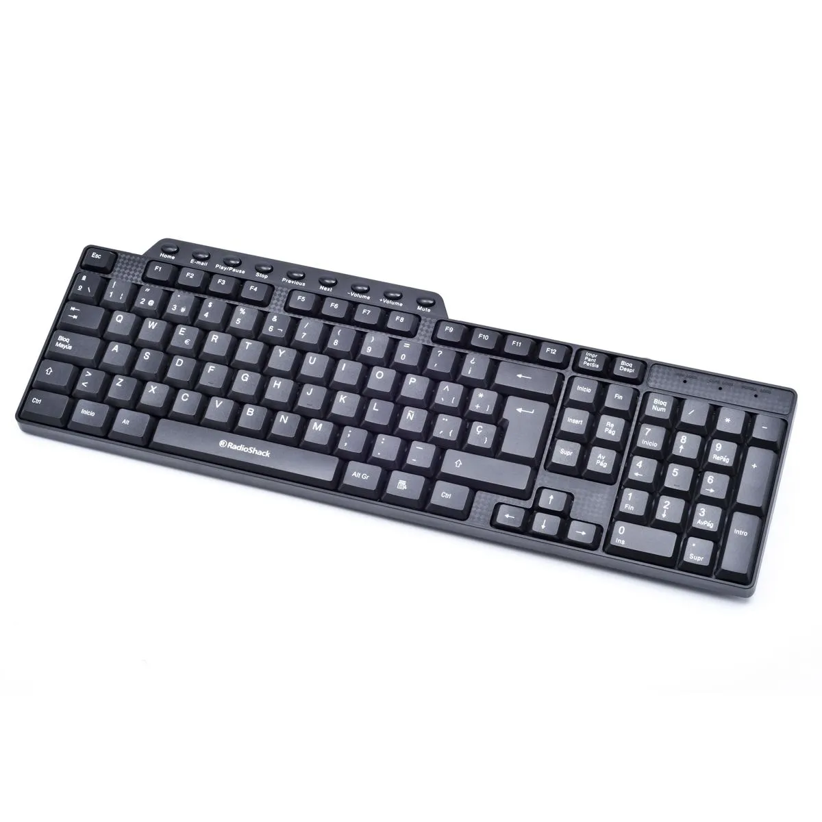 Teclado Alámbrico Multimedia RadioShack 26000055 Negro USB | RadioShack  México