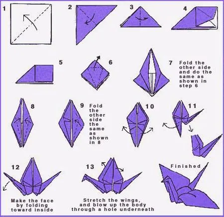 La técnica del origami es el arte de origen japonés del plegado de ...