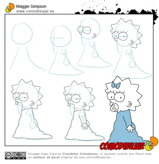 Dibujos fáciles para dibujar de los Simpson - Imagui