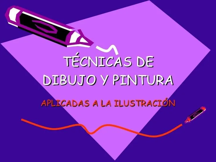 Técnicas de dibujo y pintura (