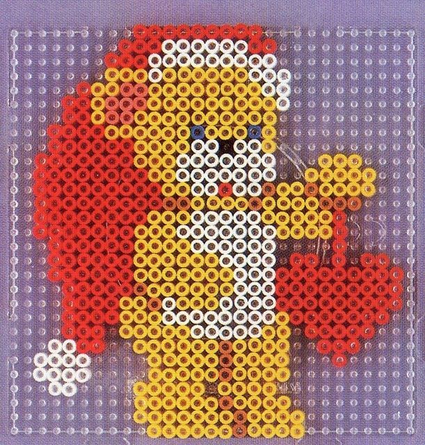 Teddy Christmas hama perler pattern | PISSLA | Pinterest