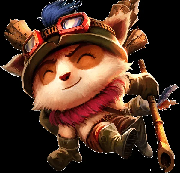 Teemo render (default skin) by Aurablade on DeviantArt