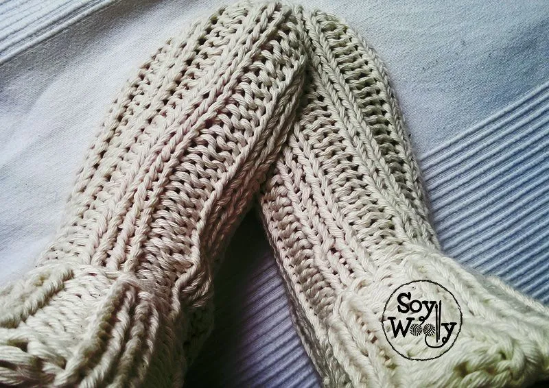 Teje los Calcetines más fáciles que hay con dos agujas | Soy Woolly