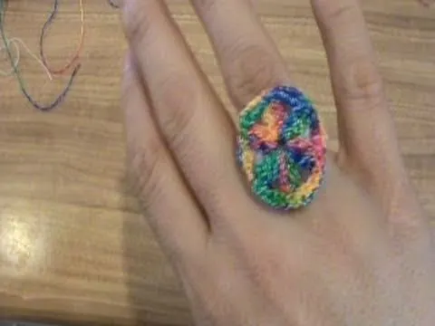 COMO TEJER ARETES GANCHILLO CROCHET, REUTILIZA LOS AROS DE LECHE ...