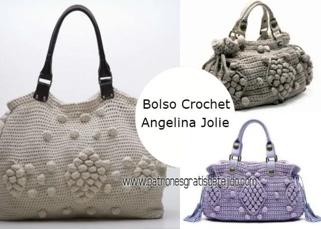 Cómo Tejer Bolso Crochet de Angelina Jolie | Crochet y Dos agujas