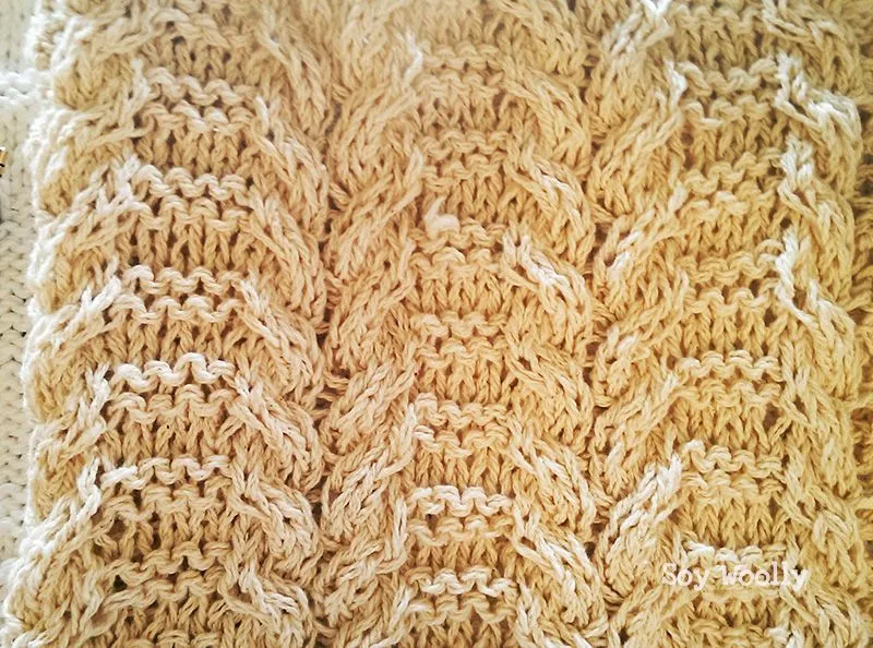 Cómo tejer cuerdas, trenzas, cables, ochos a dos agujas: Punto ...