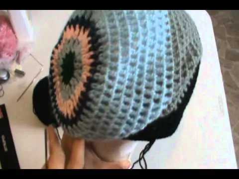 7 DE 7 COMO TEJER GORRO PUNTO ALTO RED CASITA CUADRITO GANCHILLO ...