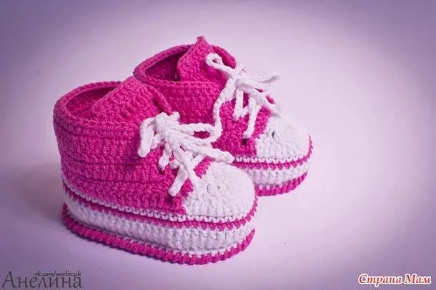 Cómo tejer patucos / zapatillas / para bebé - Paso a Paso