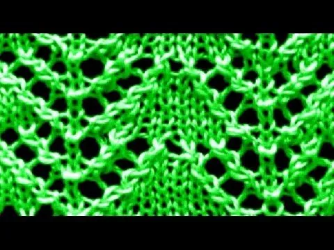 Como Tejer Pinos Calados En 2 Agujas | ComoTejer