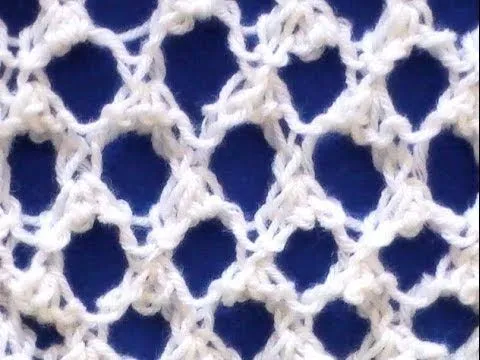 Como Tejer Punto Fantasía Bordado 2 Agujas (66) | ComoTejer