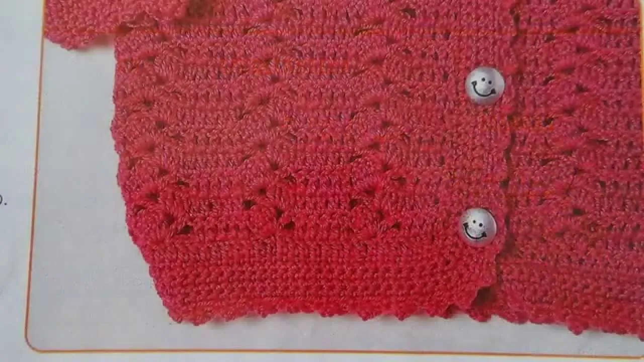 Como tejer sweater para niña a crochet - YouTube