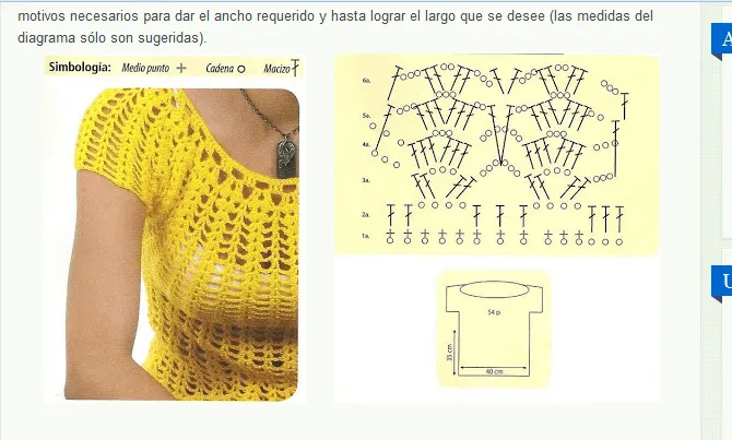 mis teji2 manualidades y reciclado.: blusa tejida a crochet facil ...
