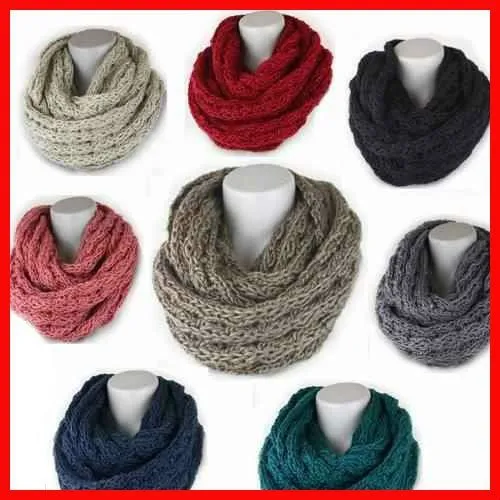 Tejida poliester de la bufanda-Bufandas Tejidas-Identificación del ...