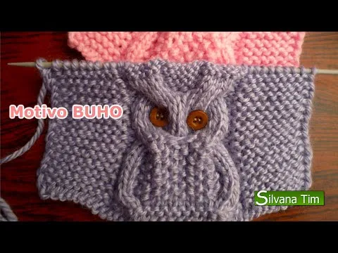 TEJIDO CON DOS AGUJAS #22 - PUNTO BUHO - YouTube