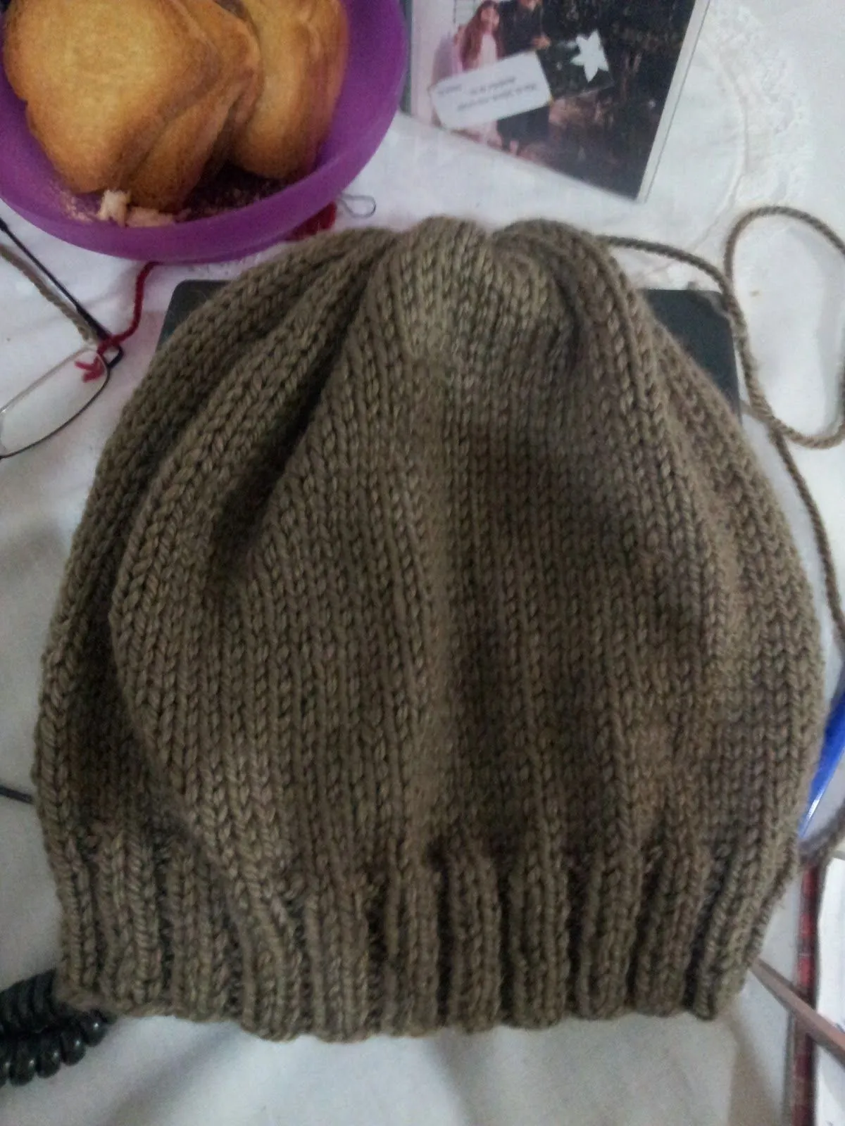 Tejido dos agujas: Gorro