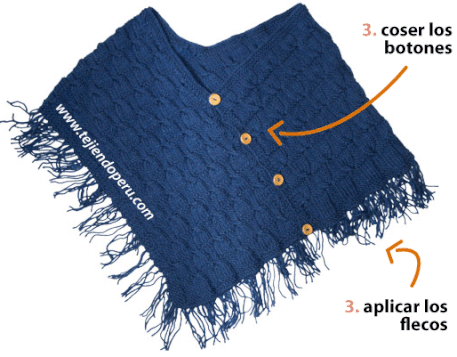 Tejido a Dos Agujas Ponchos images