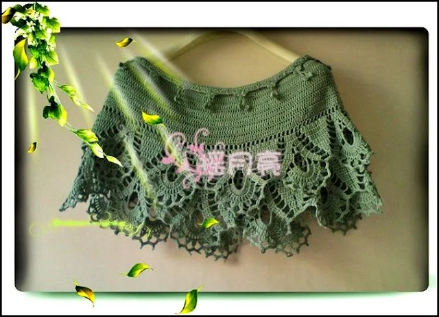 TEJIDOS A CROCHET - GANCHILLO - PATRONES: CHALINA,CHAL,CAPA ...