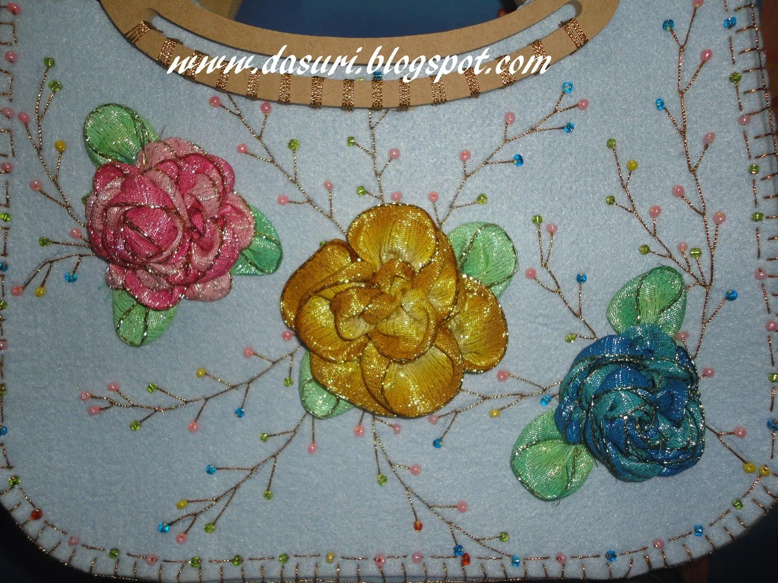 TEJIDOS Y ALGO MAS: BOLSO CON FLORES