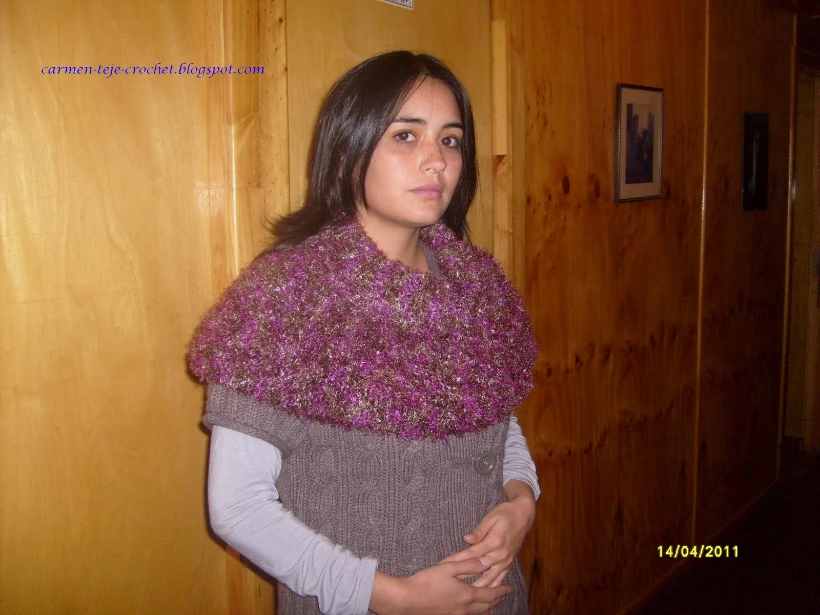 Tejiendo crochet y más...: cuello tejido a palillos