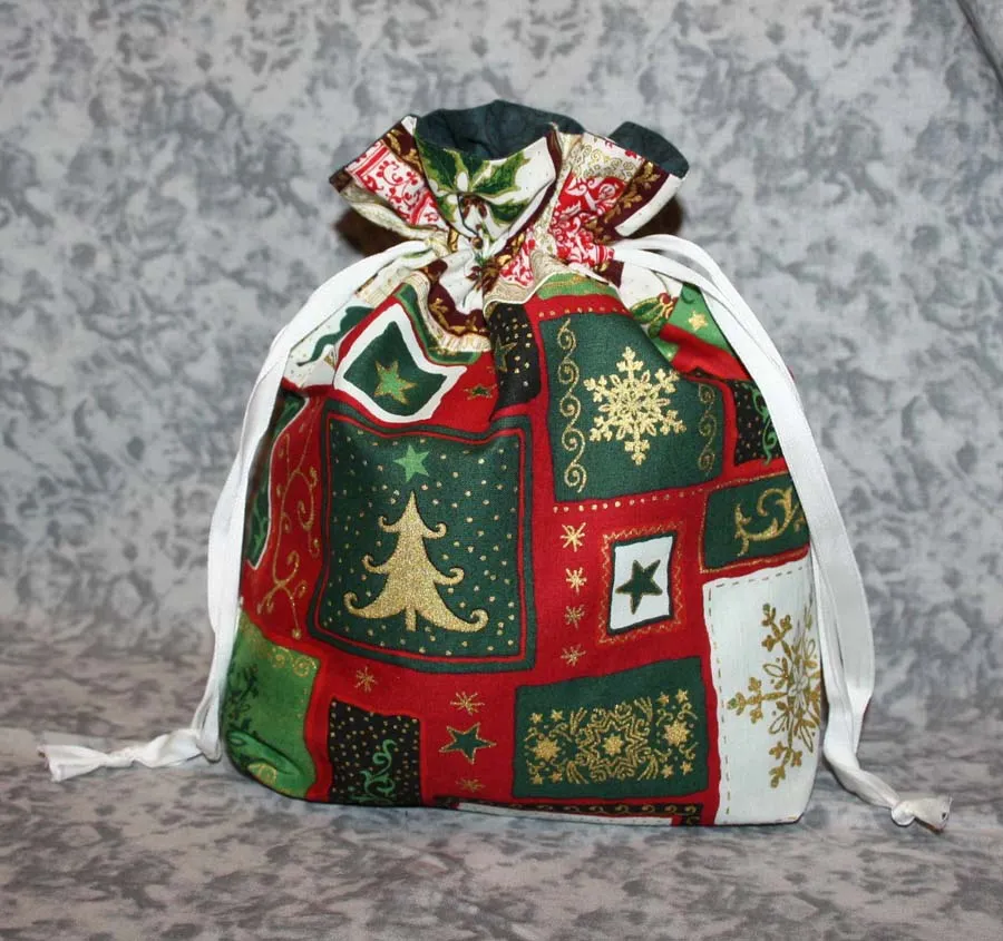 TELA MARINERA: En STOCK: Bolsas navideñas