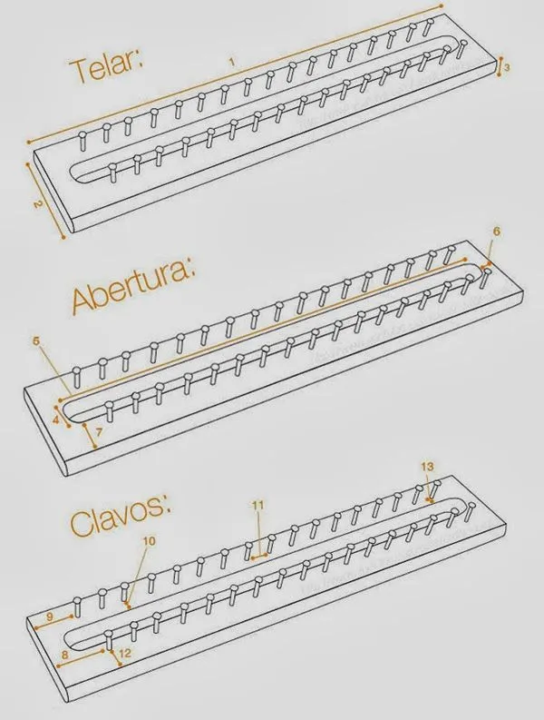 Como hacer un telar maya casero ~ Lorion. Los mundos de Chary