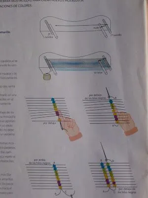 Telar para tejer mostacillas | Arte en casa by Nauma