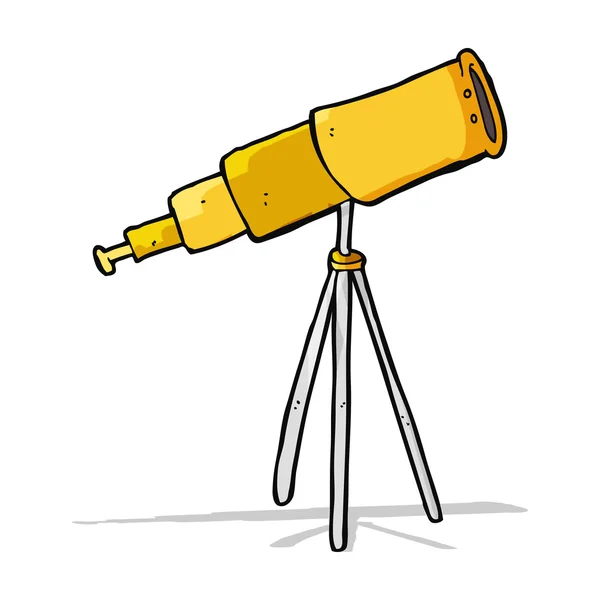 telescopio de dibujos animados — Vector stock © lineartestpilot ...