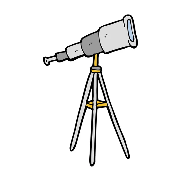 telescopio de dibujos animados — Vector stock © lineartestpilot ...