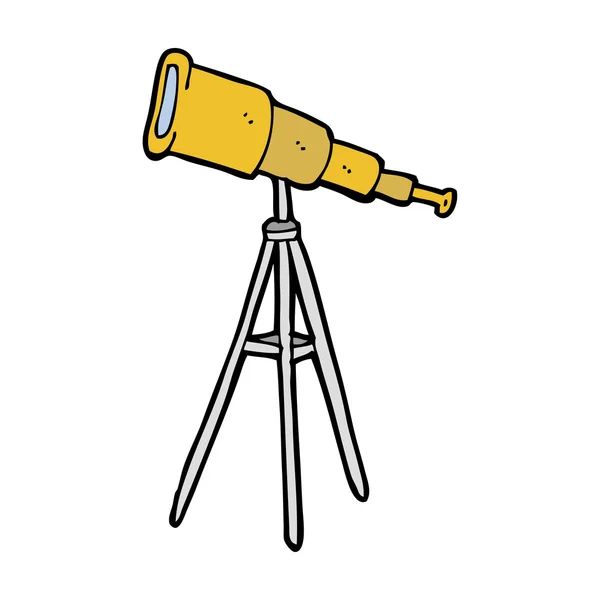 telescopio de dibujos animados — Vector stock © lineartestpilot ...