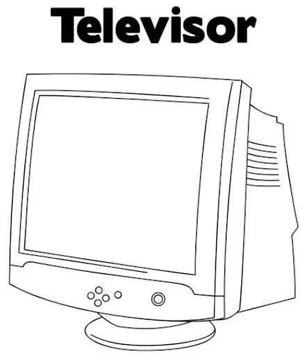 Televisiones para colorear - Imagui