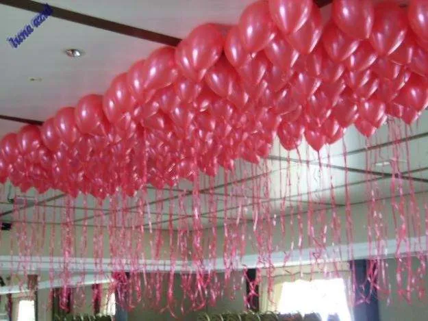 Al telf.01 3629282 decoraciones de globos con helio y mas...luna ...