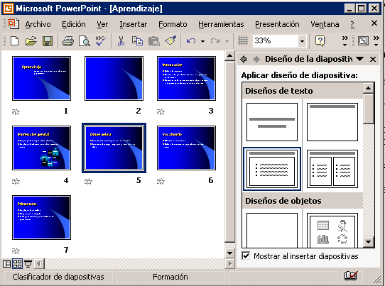 Tema 06 Trabajar con diapositivas