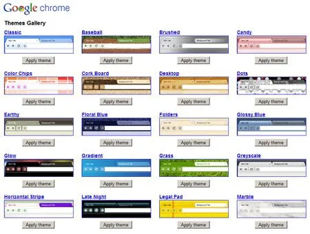 TEMAS GOOGLE CHROME