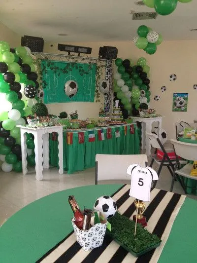 3 Temáticas para decorar una fiesta de fútbol - LaCelebracion.com