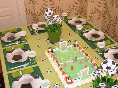 3 Temáticas para decorar una fiesta de fútbol - LaCelebracion.com