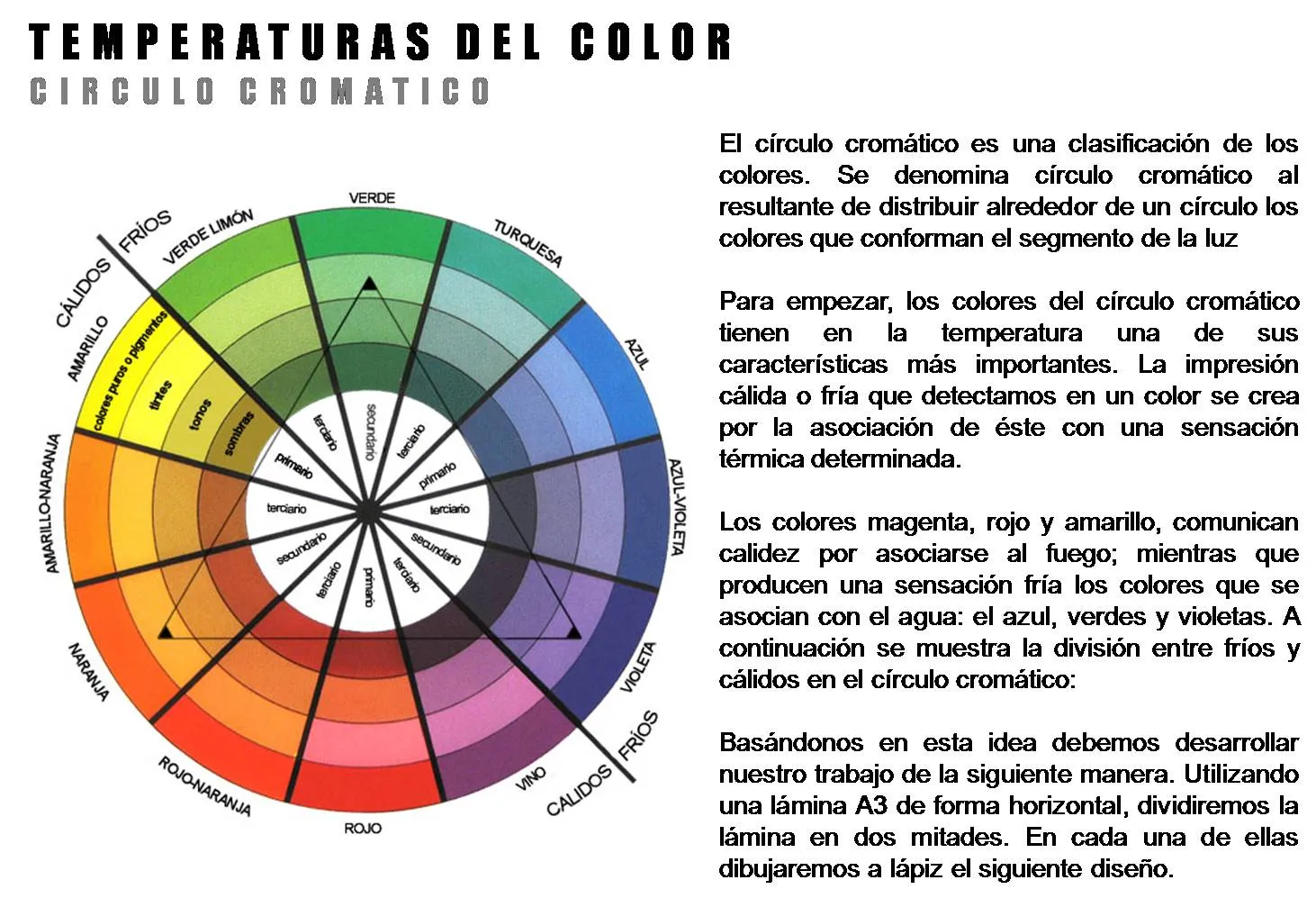 Temperatura del Color, Circulo Cromatico, Sheila Moncion, Mariela ...