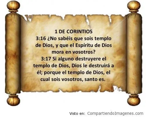 Eres templo del espiritu de Dios - Imagenes Cristianas para ...