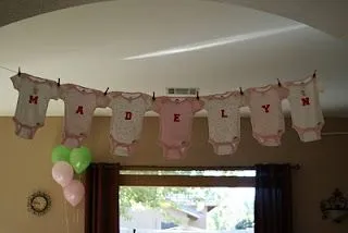 Tendederos para baby shower - Imagui