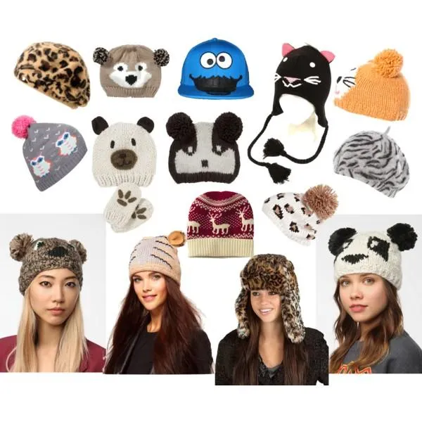 Gorros de figuras de animales - Imagui